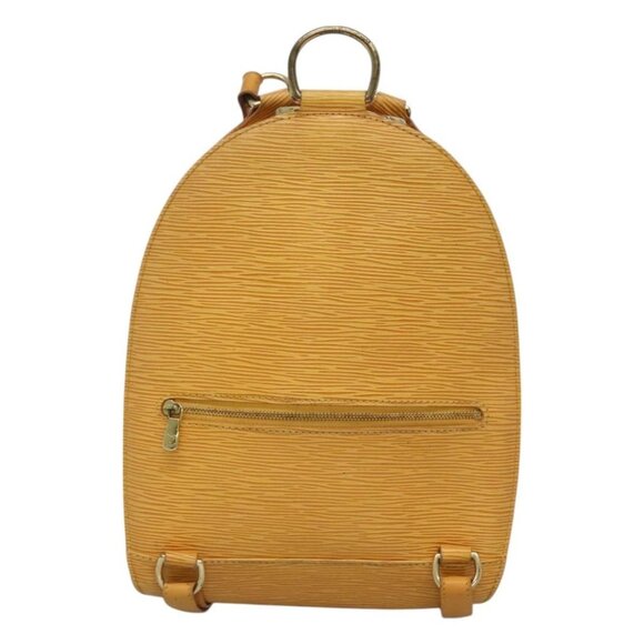 LOUIS VUITTON Epi Mabillon Backpack Yellow LV Auth - Picture 3 of 16